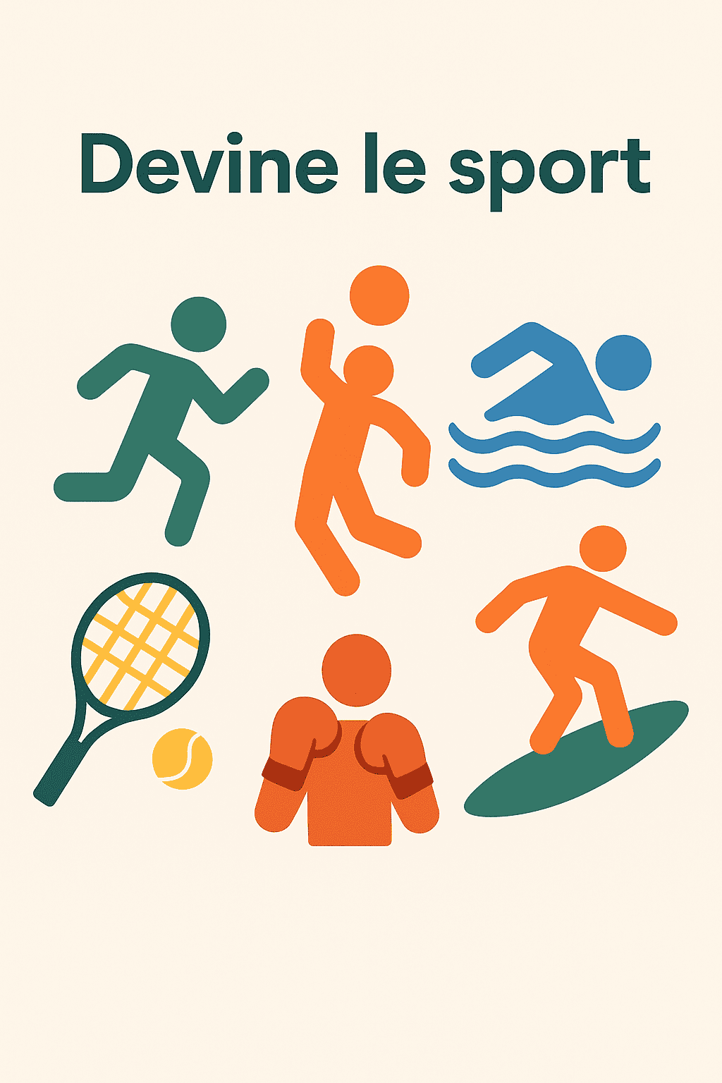 Devine le sport illustration
